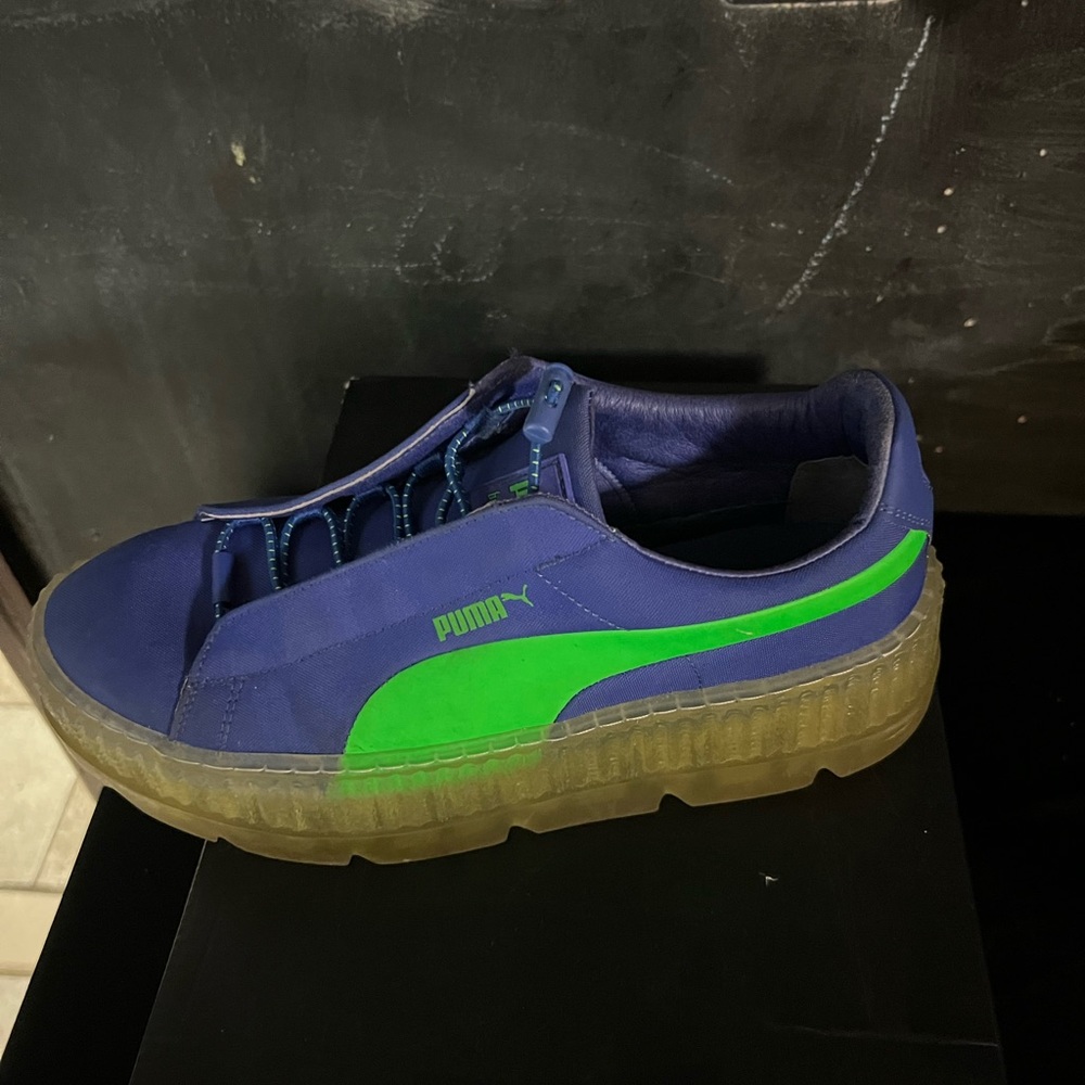 Puma X Fenty platform sneakers with box